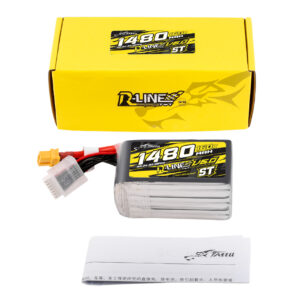 Tattu R-Line versión 6.0 1480mAh 160C 6S 22.2V ST Lipo con conector XT60